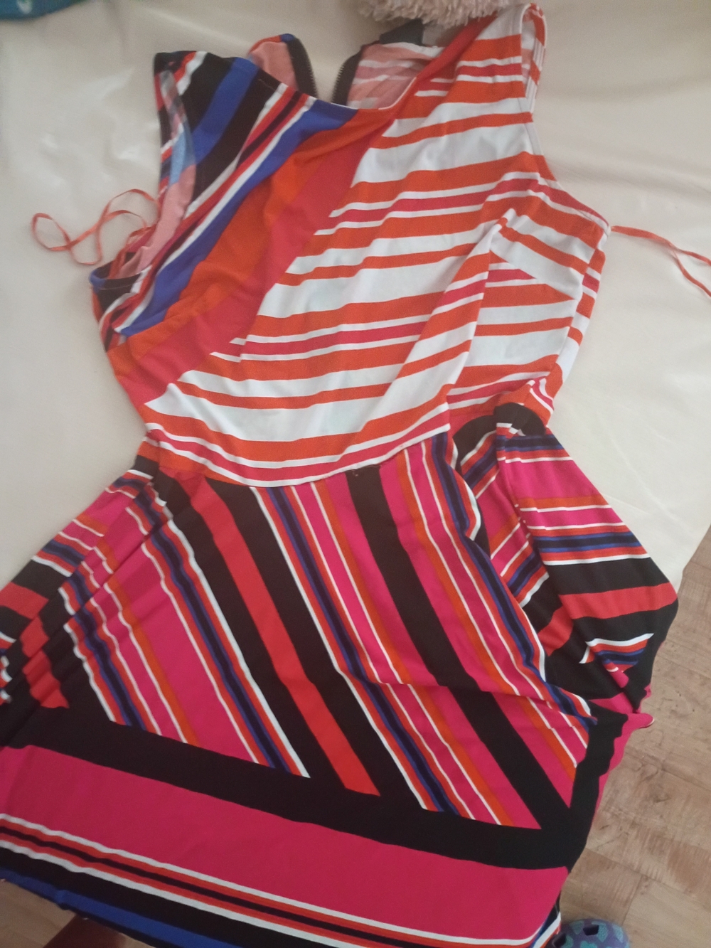 Striped Multi-Color Maxi Dress - Women's Summer Dress